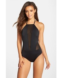 Ted Baker London Mesh One Piece Swimsuit