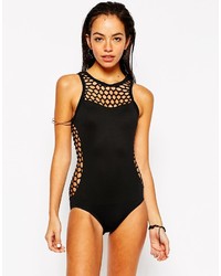 Seafolly Mesh About High Neck Swimsuit
