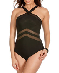 Miraclesuit Solid Mesh One Piece Swimsuit