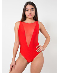American Apparel The Gloria V One Piece Bathing Suit