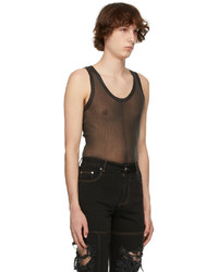 Peter Do Black Spacer Tank Top