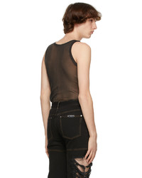 Peter Do Black Spacer Tank Top