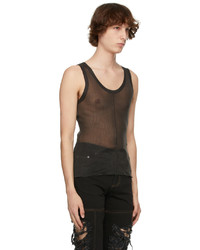 Peter Do Black Spacer Tank Top