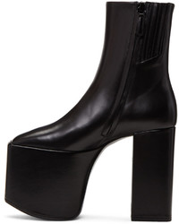 Balenciaga Black Platform Boots