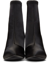 Opening Ceremony Black Satin Dylan Boots