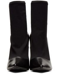 Balenciaga Black Sock Heeled Boots