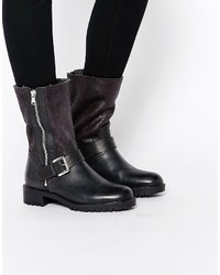 Dune Faux Fur Lined Mid Calf Boot