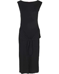 Boohoo Lucy Tie Waist Midi Dress