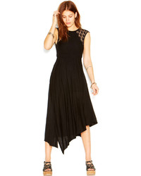 Free People Cap Sleeve Asymmetrical Afternoon Delight Midi Dress