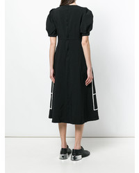 Comme Des Garcons Comme Des Garcons Comme Des Garons Comme Des Garons Contrast Trim Puff Sleeve Dress