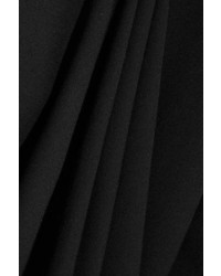 Haider Ackermann Crepe Wrap Midi Dress Black