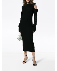 Calvin Klein 205W39nyc Cutout Ribbed Midi Dress