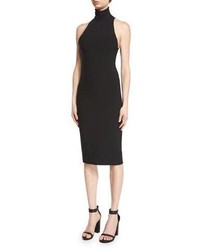 SOLACE London Dakota Sleeveless Midi Dress Black