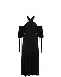 Ellery Halter Neck Cutout Shoulder Midi Dress