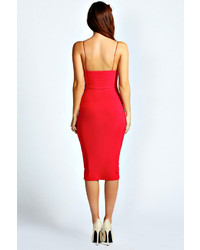 Boohoo Karen Slinky Bodycon Midi Dress