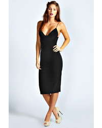 Boohoo Karen Slinky Bodycon Midi Dress