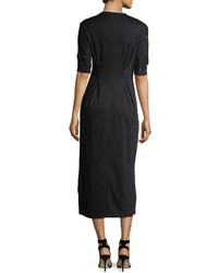 Isabel Marant Keyhole Long Cotton Midi Dress