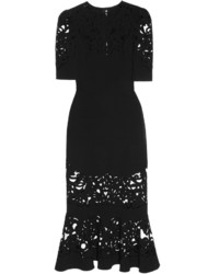 Dolce & Gabbana Laser Cut Midi Dress