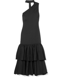 Rejina Pyo Lizzie Asymmetric Tiered Woven Midi Dress