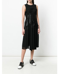 Comme Des Garçons Noir Kei Ninomiya Ribboned Midi Dress