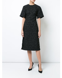 Calvin Klein 205W39nyc Side Slit Jacquard Day Dress