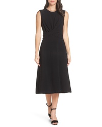 Harper Rose Sleeveless Cross Front Midi Dress