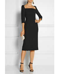 Dolce & Gabbana Stretch Wool Midi Dress