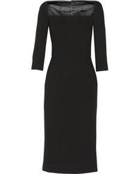 Dolce & Gabbana Stretch Wool Midi Dress