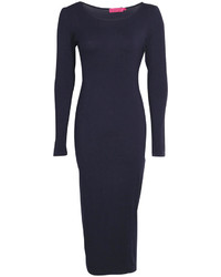 Boohoo Susan Long Sleeve Midi Dress