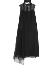Simone Rocha Tulle Midi Dress Black