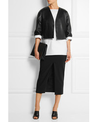 ADAM by Adam Lippes Adam Lippes Double Faced Stretch Cotton Midi Skirt
