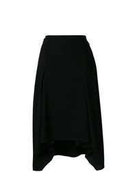 Sonia Rykiel Asymmetric Hem Midi Skirt