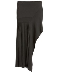 Anthony Vaccarello Asymmetrical Pleated Skirt
