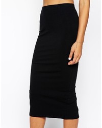 Asos Collection Midi Pencil Skirt In Jersey