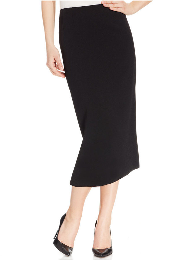 Kasper Crepe Pencil Midi Skirt, $59 | Macy's | Lookastic