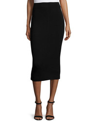 Milly Fitted Midi Pencil Skirt