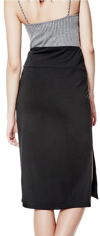 GUESS Kim High Rise Midi Skirt, $24 | GUESS | Lookastic