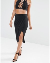 Naanaa Split Front Midi Skirt