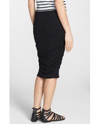 Vince Camuto Ruched Midi Tube Skirt