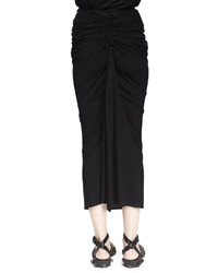 Givenchy Ruched Side Zip Midi Skirt