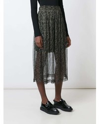Comme Des Garçons Vintage Sheer Midi Skirt