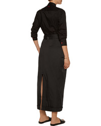 Y-3 Sold Out Satin Twill Midi Skirt