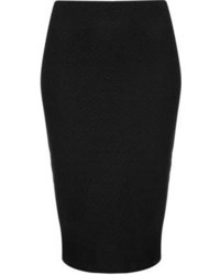 Topshop Texture Midi Tube Skirt