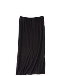 *unlisted (no company info) Mossimo Knit Midi Skirt Solid Black Xxl