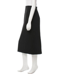 Dolce & Gabbana Virgin Wool Midi Skirt