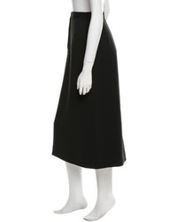 Calvin Klein Collection Wool Blend Midi Skirt