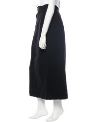 Yohji Yamamoto Wool Midi Skirt