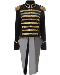Pinky Laing Black Velvet Military Tailcoat Jacket