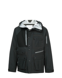 White Mountaineering Buttoned Hooded Jacket