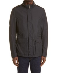 Herno Byron Field Jacket In 9300 Nero At Nordstrom